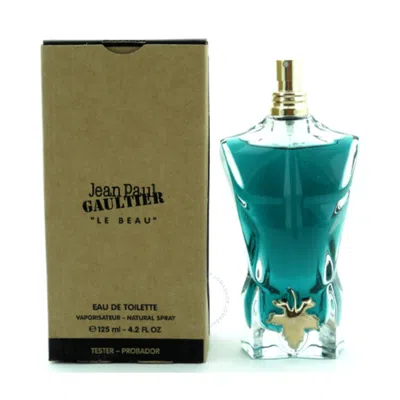 Jean Paul Gaultier Men's Le Beau Edt Spray 4.2 oz (tester) Fragrances 8435415017220 In White