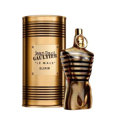 Jean Paul Gaultier Men's Le Male Elixir Parfum Spray 2.5 oz Fragrances 8435415076937 In White