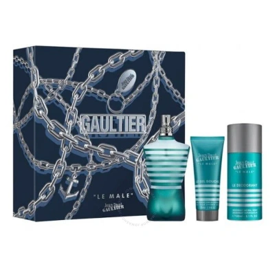 Jean Paul Gaultier Men's Le Male Gift Set Fragrances 8435415082525 In White