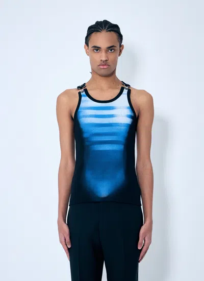 Jean Paul Gaultier Men Le Male Tank Top In Blue