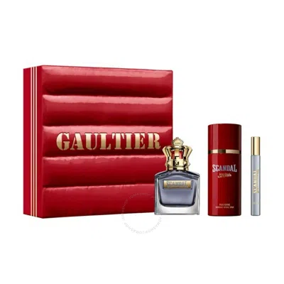 Jean Paul Gaultier Men's Scandal Pour Homme Gift Set Fragrances 8435415066303 In White