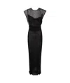 Jean Paul Gaultier Open Back Sleeveless Mini Dress In Black