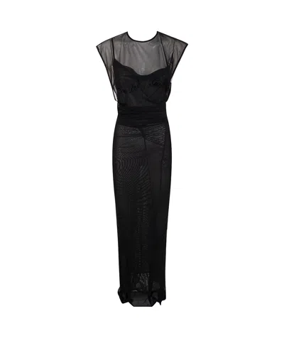 JEAN PAUL GAULTIER THE JEAN PAUL GAULTIER FLOCKED DRESS