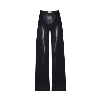 Pre-owned Jean Paul Gaultier Mesh Fluid Body Dust Pant 'black' | Women's Size L