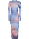 Jean Paul Gaultier Long Dress Stripe Air