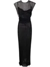 Jean Paul Gaultier Open Back Sleeveless Mini Dress In Black