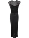 Jean Paul Gaultier Open Back Sleeveless Mini Dress In Black