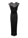 Jean Paul Gaultier Open Back Sleeveless Mini Dress In Negro