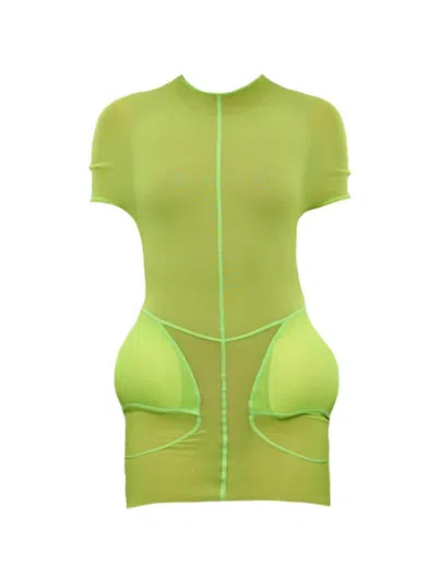 Jean Paul Gaultier Mesh Short Dress