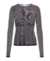 Jean Paul Gaultier Mesh T-shirt In Black