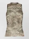 Jean Paul Gaultier Graphic Print Racerback Tank Top