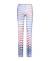 Jean Paul Gaultier Mesh Trouser Printed "air" Clothing