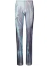Jean Paul Gaultier Mesh Trouser Printed "water"