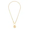 Jean Paul Gaultier Coin Pendant Necklace