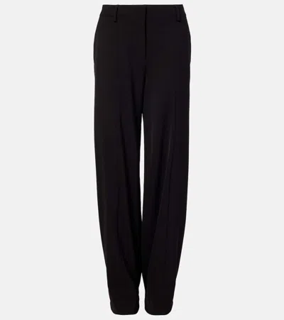 Jean Paul Gaultier Mid-rise Straight Pants In Black