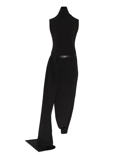 Jean Paul Gaultier Midi Dress In Black