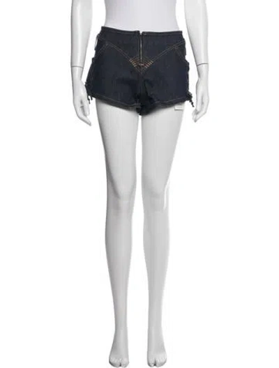 Pre-owned Jean Paul Gaultier Mini Shorts In Blue