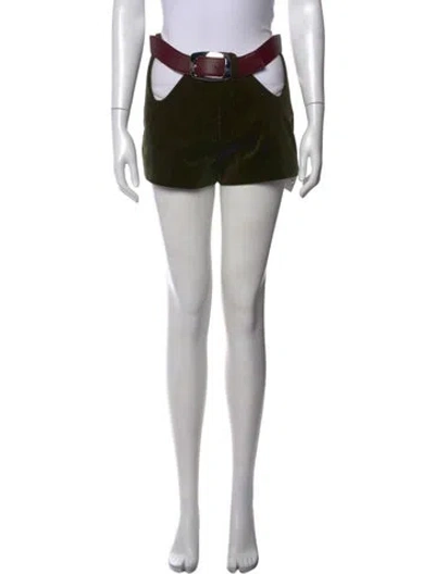 Pre-owned Jean Paul Gaultier Mini Shorts In Green