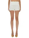 Jean Paul Gaultier Mini Shorts "the Garter" In White