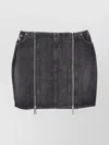 Jean Paul Gaultier Mini Skirt With Pockets And Belt Loops In Black