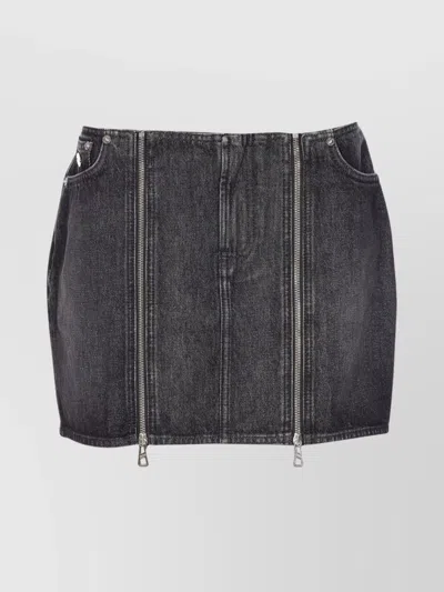 JEAN PAUL GAULTIER MINI SKIRT WITH POCKETS AND BELT LOOPS