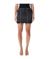 Jean Paul Gaultier Mini Skirt With Zip In Multi