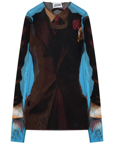 Jean Paul Gaultier Mini Tennis Suit Top For Women In Brown