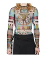 Jean Paul Gaultier Mire-print T-shirt In Multicolor