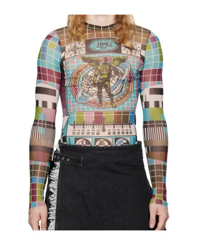 Jean Paul Gaultier Mire-print T-shirt In Multicolor
