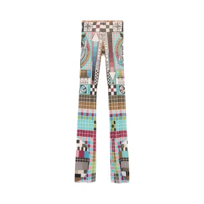 Pre-owned Jean Paul Gaultier Mire Trouser 'blue/multicolor'