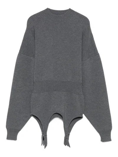 JEAN PAUL GAULTIER MOCK-NECK LONG-SLEEVE PULLOVER