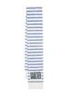 Jean Paul Gaultier Mariniere Scarf In White Blue