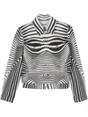 Jean Paul Gaultier Morphing Digital-printed Buttoned Denim Jacket In Black