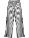 Jean Paul Gaultier White Printed Jeans In White