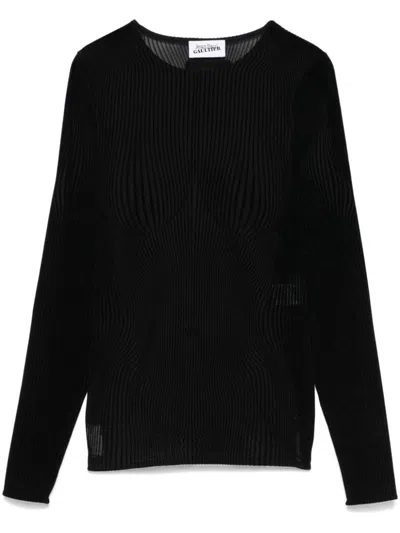 JEAN PAUL GAULTIER JEAN PAUL GAULTIER MORPHING PINSTRIPES TOP