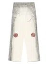Jean Paul Gaultier Multi-tattoo Trousers In Neutrals