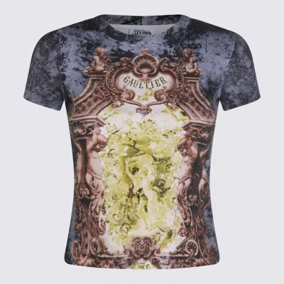 JEAN PAUL GAULTIER MULTICOLOR COTTON T-SHIRT