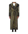 Jean Paul Gaultier Multicolor Double-breasted Coat In Animal Print