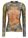 Jean Paul Gaultier Multicolor Mdaillon Top