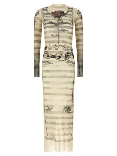 Jean Paul Gaultier Multicolor Tulle Dress