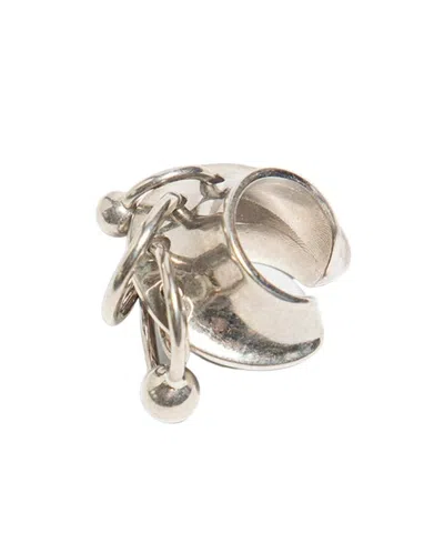 Jean Paul Gaultier Multiple Rings Ear Cuff In Yellow