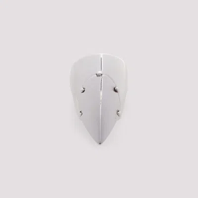 Jean Paul Gaultier Nail Ring In Silver