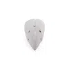 Jean Paul Gaultier Nail Ring Brass Silver Pointed Fingernail In Silver
