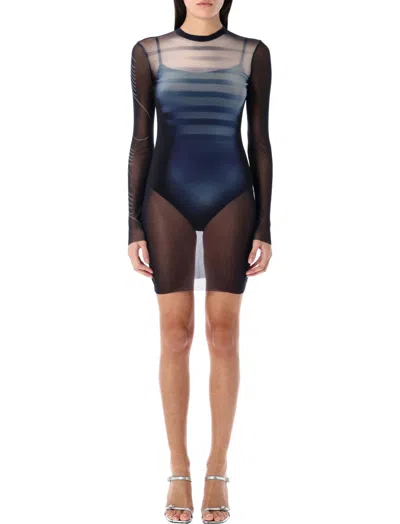 JEAN PAUL GAULTIER NAVY BLUE LE MALE SHORT DRESS