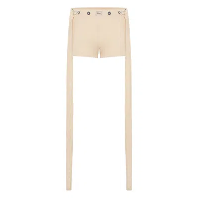 Jean Paul Gaultier Women Gaultier Patch And Overall Buckles Top In Nude