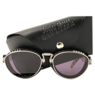 Pre-owned Jean Paul Gaultier New  56 8207 " Black Rain " Tortoise Edition 1989 Sunglasses
