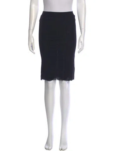 Pre-owned Jean Paul Gaultier Nylon Knee-length Skirt In Black