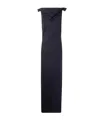 Jean Paul Gaultier Long Backless Dress With Belt On The Back By Jean P In Blue