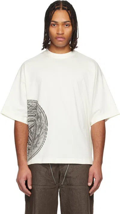 Jean Paul Gaultier Off-white 'jpg' Laurier Stamp T-shirt
