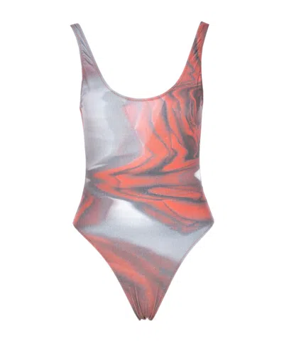 Jean Paul Gaultier One Piece Swimsuit In Multi